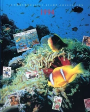 1994 Commemorative Stamp Collection Book, Cover & Unopened Stamps #8994