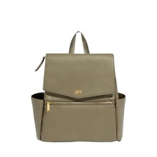 Freshly Picked Mini Classic Diaper Bag Backpack Sage Green Vegan Leather