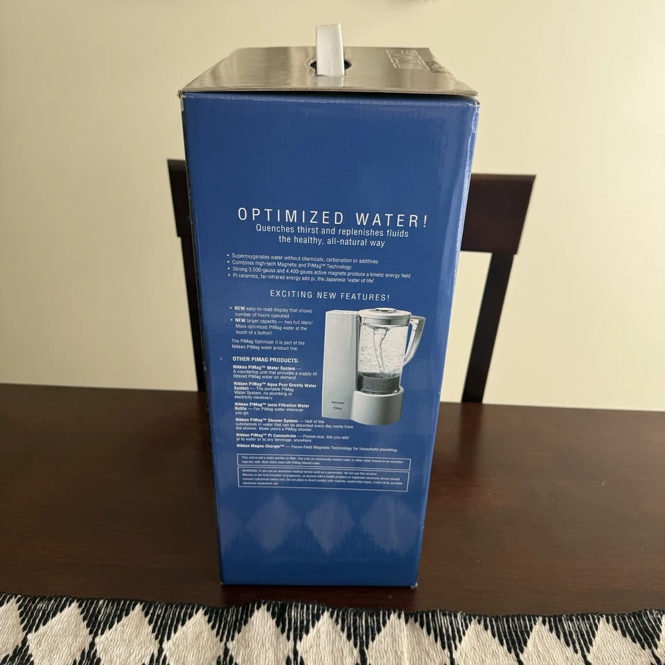 Nikken Pimag Optimizer II Water System 1359 w/Pi Ring 1358 Aqua Pour NEW SEALED - Image 2 of 3