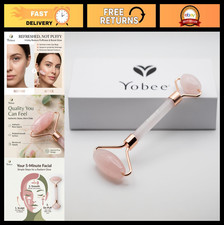 Rose Quartz Face Roller Gua Sha Set Anti-Aging, Wrinkle Reduction, Puffiness