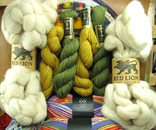 Crochet, Knit, Wool Yarn & Thread Lot, Socks, MERINO Wool Hanks , Knitting etc.