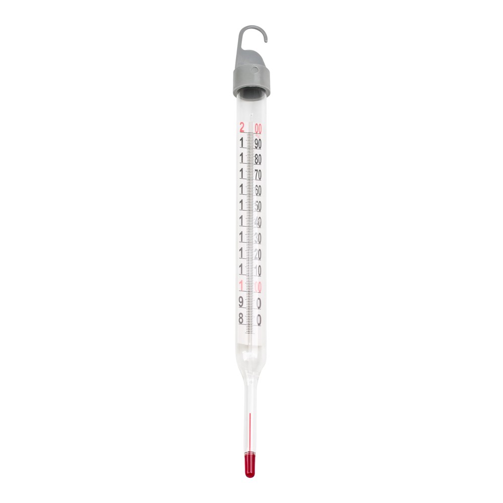 Thermomètre confiseur 80/200°c plastique cuisine thermomètre confiture 29 cm
