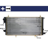 Mahle KÜHler MotorkÜHlung WasserkÜHler Passend FüR CitroËN C15 | CR 431 000S