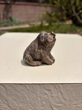Vintage Tiny Clay Pig 1.5x1.5” 