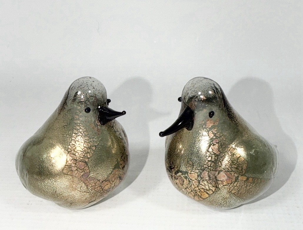 Vetro Artistico Murano 060 Art Glass Bird - Set of 2 | eBay