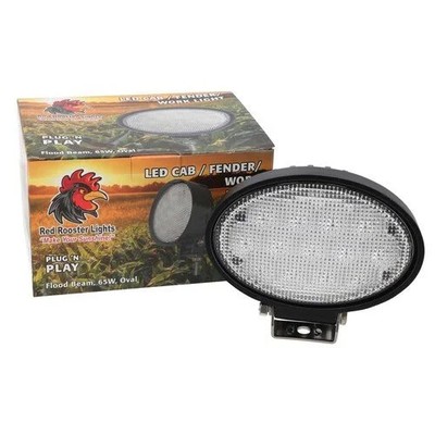 Red Rooster  LED Cab / Fender / Work Light - Flood 65W Oval