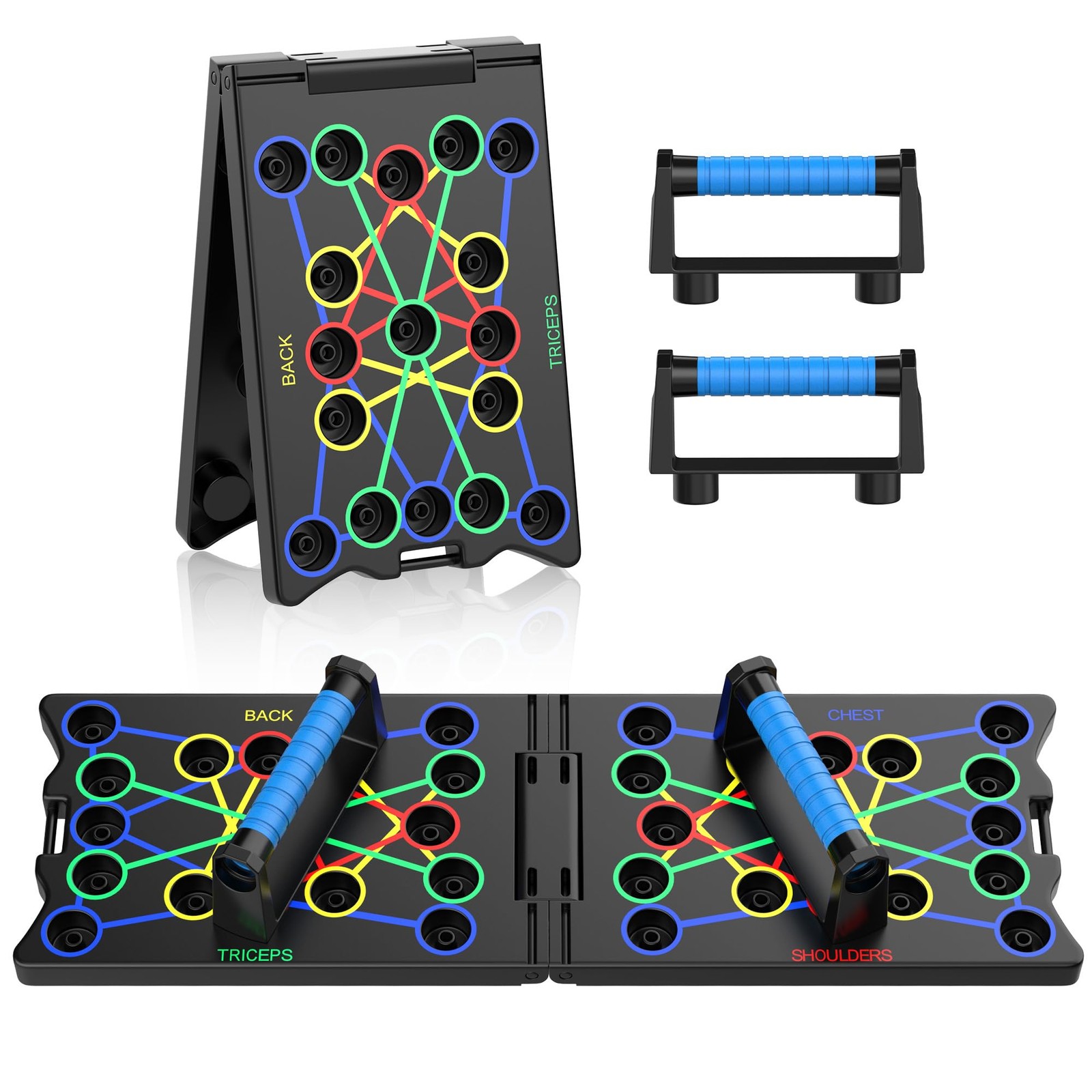 Foldable Push Up Board 24 In 1 Multi function Home Workout Equipment Burn Fat