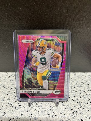 2024 Panini Prizm - Christian Watson #103 Pink Wave Prizm