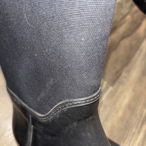 Ted Baker Hampto Wellington Riding Rain Boots Black Womens Sz9 - Picture 12 of 12