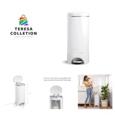 Compact UV Diaper Pail with Automatic Disinfection - Perfect for Baby Registries