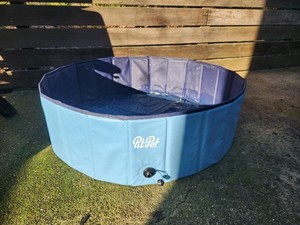 40" Heavy Duty Foldable Pet Bathing and Swimming Pool - Non-Slip
