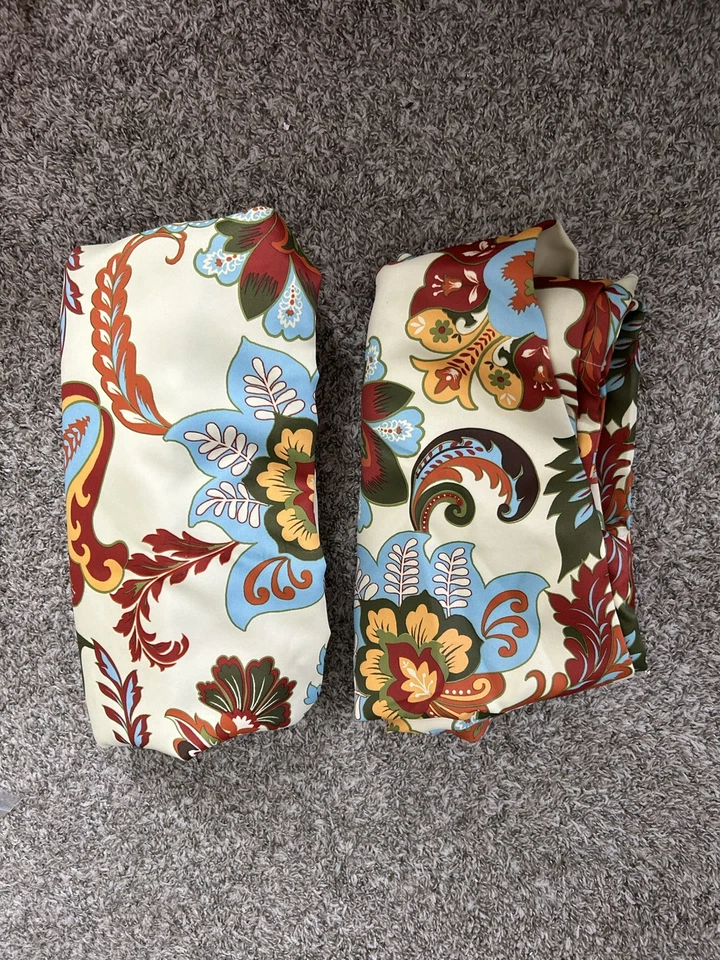 "Paneles cortina ventana oscurecimiento habitación jacobea media luna Zara 52 X 95""" Foto 2 de 4