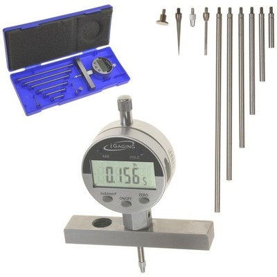 Digital Depth Gauge Electronic Indicator 0-22 Range 0.0005 iGaging Measuring