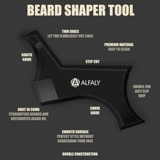 Beard Shaper Kit - Premium Lineup and Guide Tool for Precise Beard Shaping  ...
