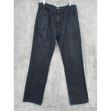 Ecko Unltd Jeans Mens 36X34 Straight Fit Baggy Loose Skater 90s Y2K Black Wash
