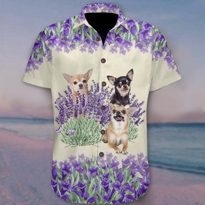 Chihuahua Hawaiian Shirt Unisex Adult Hw6622