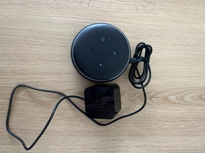 NEW (open box) Amazon Echo Dot Smart Speaker with Alexa + Power Adapter