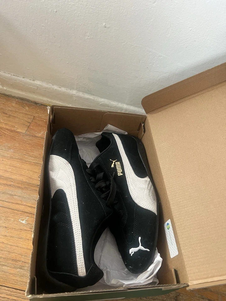 Puma Speedcat Negro Blanco 40169801 GS Talla 4Y-7Y Unisex Niños Mujeres Nuevo Foto 3 de 3