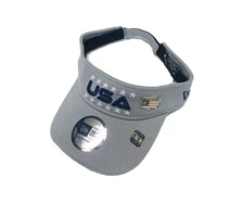 NEW 2025 Men's New Era Ryder Cup Grey Adjustable Golf Visor