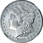 2021-"CC" (Carson City) Privy Morgan Silver Dollar NGC MS70 1st Day 100th STOCK