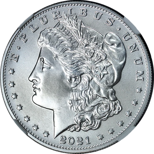 2021-"CC" (Carson City) Privy Morgan Silver Dollar NGC MS70 1st Day 100th STOCK