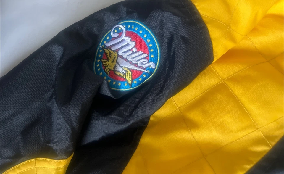 Chaqueta de Colección NASCAR Penske Racing Para Hombres L Forrada con Edredón Miller Ford Foto 4 de 4