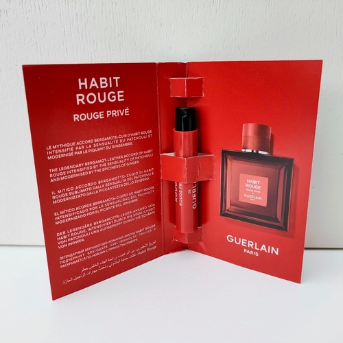 GUERLAIN Habit Rouge Prive Eau de Parfum mini Spray Vial for men, 1ml, Brand New - Picture 4 of 4