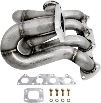 #ad Turbo Manifold w Gasket Kit Fits HP Series Honda Civic 1988 2000 B16 B18 Acura $153.99