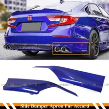 FOR 18-22 10TH GEN ACCORD STILL NIGHT PEARL YOFER REAR BUMPER SIDE CORNER APRON