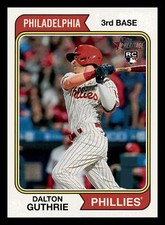 Dalton Guthrie RC 2023 Topps Heritage #305 Rookie Philadelphia Phillies Mint