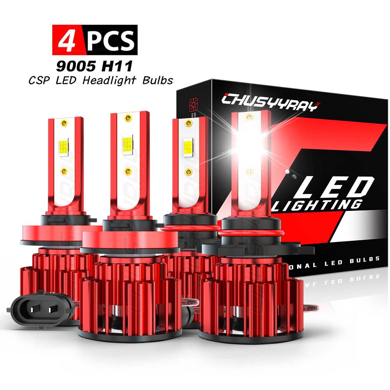 2007-2020 Chevy Tahoe LED Headlight Conversion Kit High Low Beam Combo  