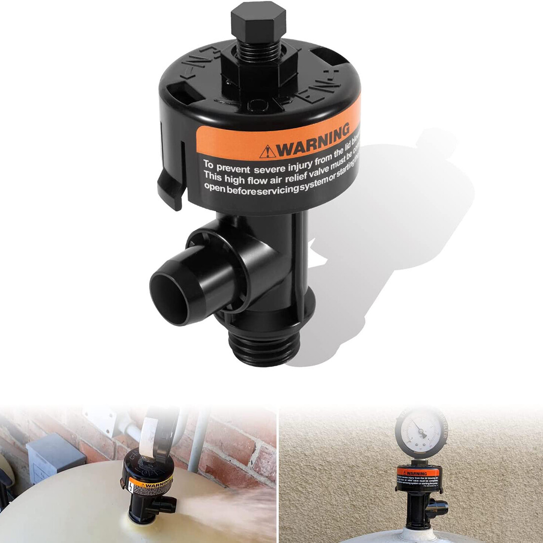 98209800, 98209803 High Flow Manual Air Relief Valve for