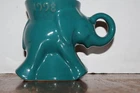 FRANKOMA TEAL GREEN GOP POLITICAL 1998 REPUBLICAN PARTY ELEPHANT MUG