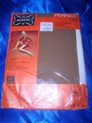 Vintage Retro KUNERT PERFECT Helanca Chinchillan Feinstrumpfhose 40-42 INKA OVP