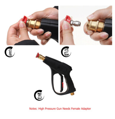 5-Piece Quick Connect 1/4" Pressure Washer Spray Tip Nozzle Set – High Power Kit For Gas Washers, Up To 4000 PSI
