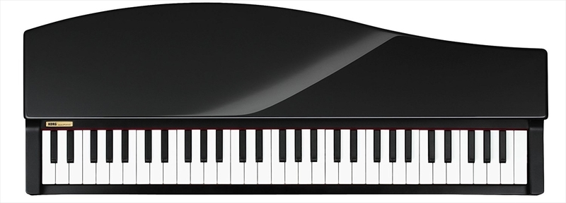 Korg MicroPiano 61 Key Minature Grand Piano - Black for sale