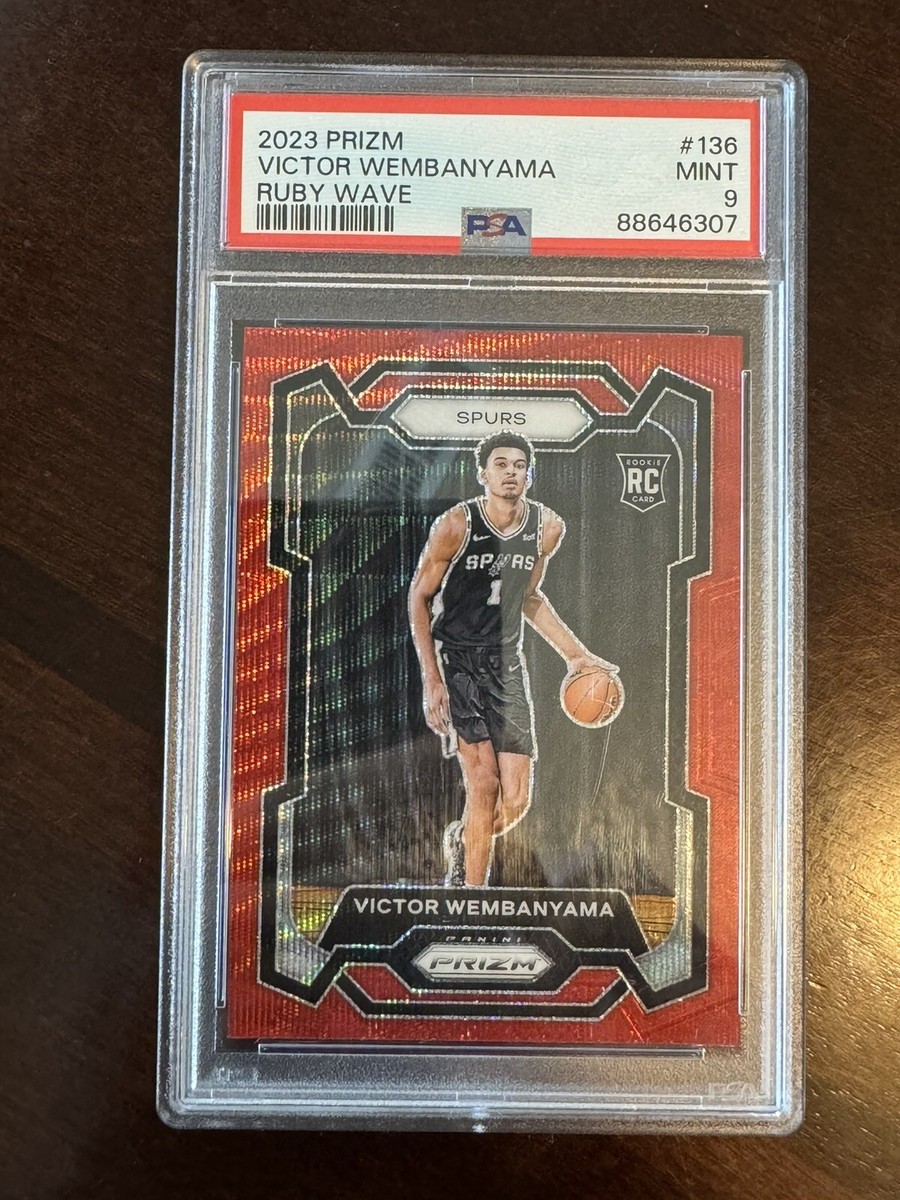 2023-24 Panini Prizm - Victor Wembanyama #136 Ruby Wave 2023-24 Panini Prizm - Victor Wembanyama #136 Ruby Wave