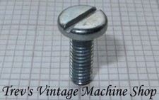 2BA pan head slotted screws, zinc plated steel BZP, 3/8in to 2 3/4in, opt nuts