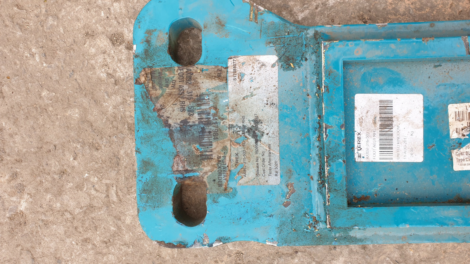 Lower Foot Assembly Powerscreen / Pegson Jaw Crusher XA400S / XR400 eBay