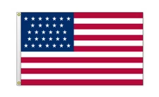 3x5 Historical 31 Star USA Commodore Perry 1851-1858 Flag Brass Grommets 100D