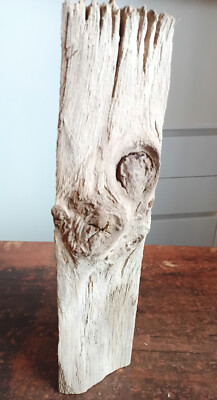 1 x Eichen Altholz Balken Kantholz  Abschnitte bis 47 cm satiniert Deko
