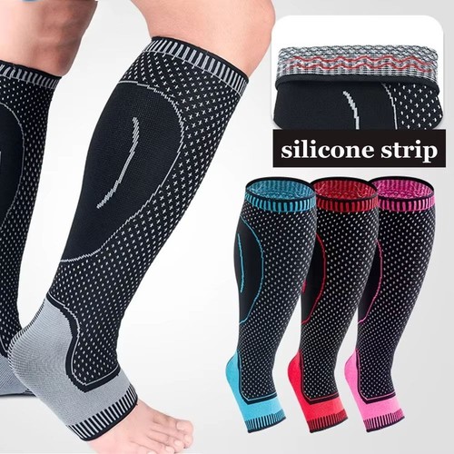 1Pc Compression Calf Sleeve Support For Running Basketball Protection - Picture 3 of 24