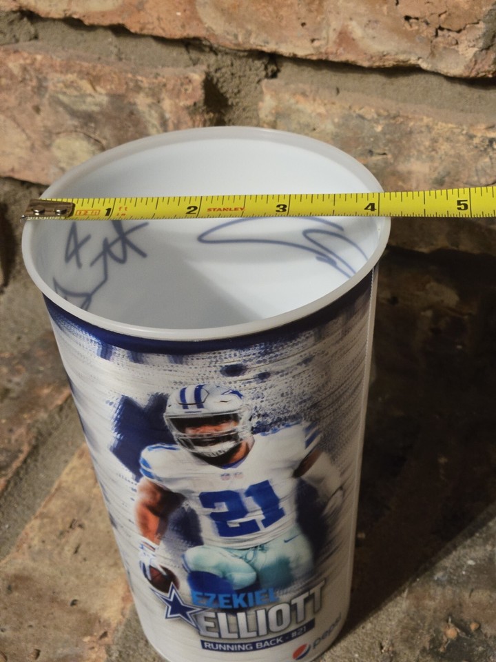 NFL Dallas Cowboys 3-D Collector's Cup Pepsi. Prescott, Elliot, Cooper ...