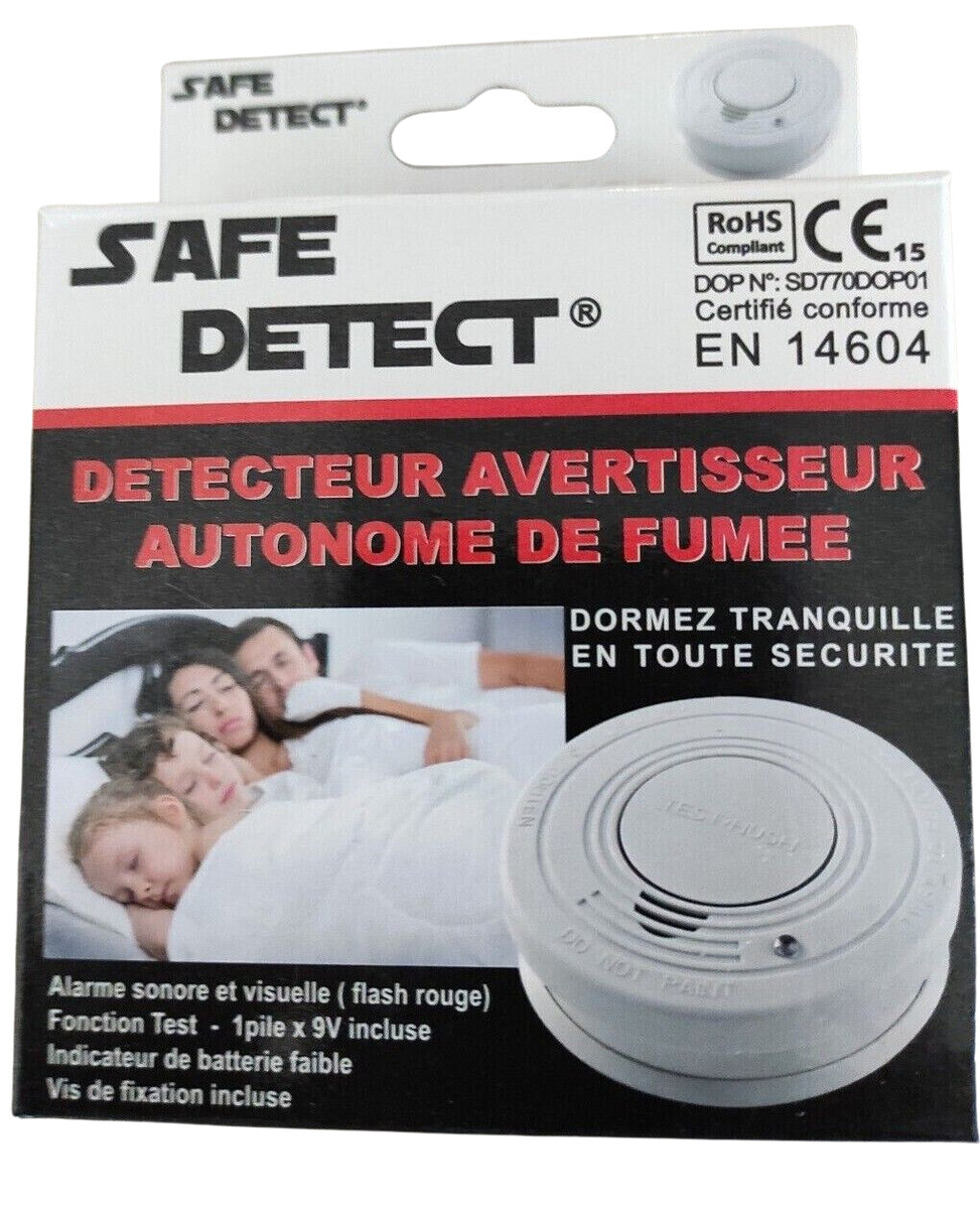 Detecta Safe Safe Detect KD-127B Détecteur de Fumée Alarme - Blanc (SD770) for sale ...