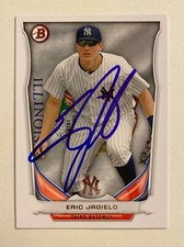 Eric Jagielo Signed Bowman #BP9 2014 Card New York Yankees Auto MLB RAD