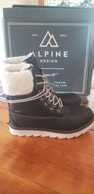 alpine design women's ember ridge 200g waterproof winter boots
