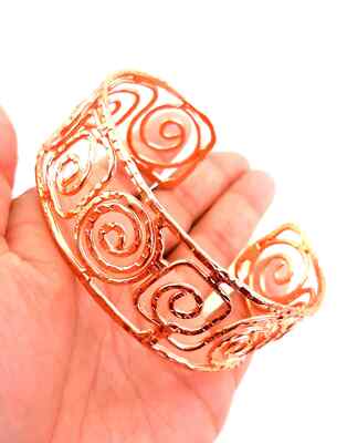 Verstellbares Armband aus reinem Kupfer, kostenlose UK-Lieferung, Unisex-Manschette, Geburtstagsgeschenk