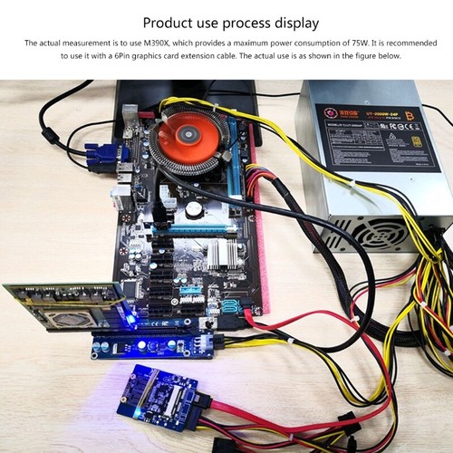 PCI for Express to MXM3.0 Riser Card Converter Extender Adapter Card Expansion - Afbeelding 2 van 8