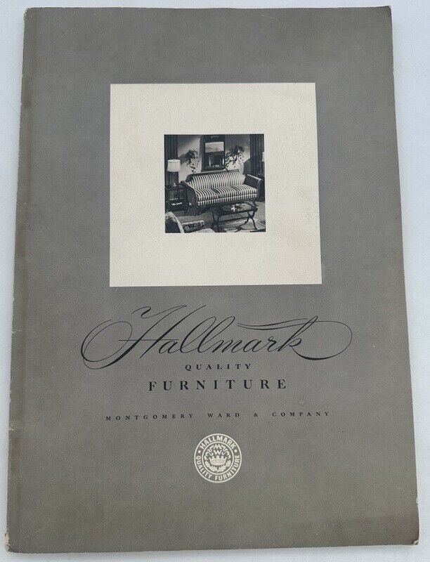 Original 1941 Hallmark Quality Furniture Montgomery Ward &Amp; Co Living Bedroom +