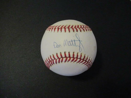 Don Mattingly Signed Baseball Autograph Auto PSA/DNA AJ69139
